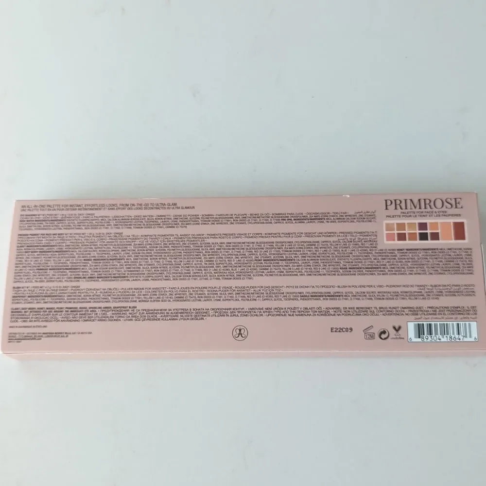 Anastasia Beverly Hills Primrose Palette Face eye eyeshadow
